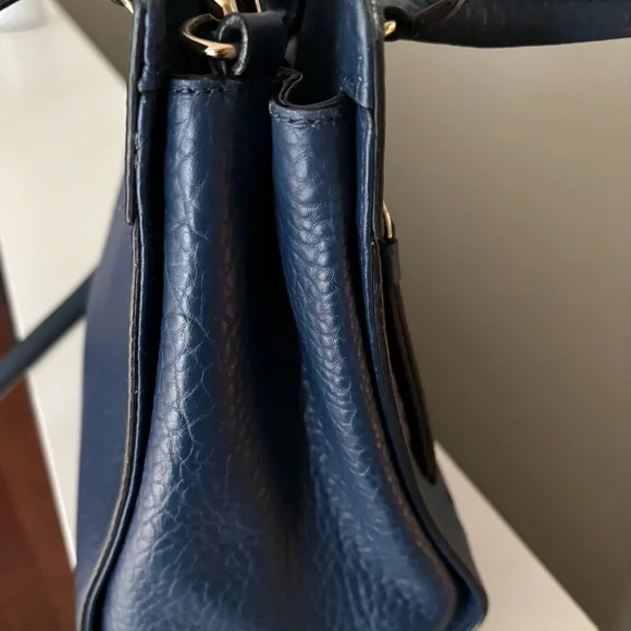 Kate Spade Blue Satchel with Quilted Design - Picture 3 of 6